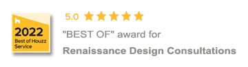 Houzz 2022 BEST OF Award to Renaissance Design Consultations
