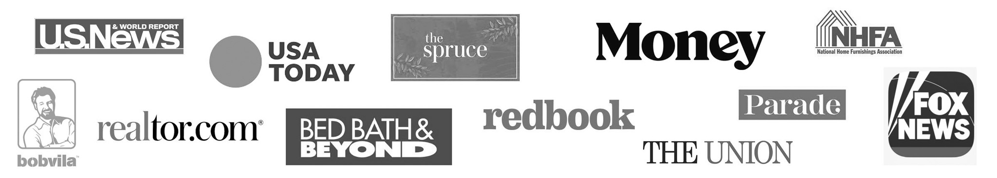 media_logos_grayscale Designer Sam Jernigan quoted in the national media as a design expert including USA Today, Money, Realtor.com, U.S. News & World Report et al.
